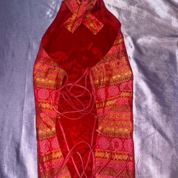 Jessica McClintock Gunne Sax millenium 2000 laced back top - Picture 2 of 3